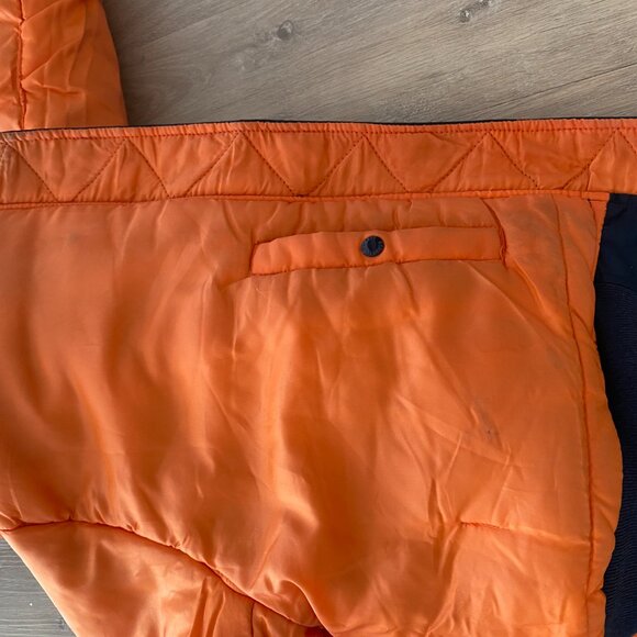 Schott NYC MA-1 Bomber Jacket – Classic Flight Jacket, Navy Blue (Men's M) - Picture 10 of 10